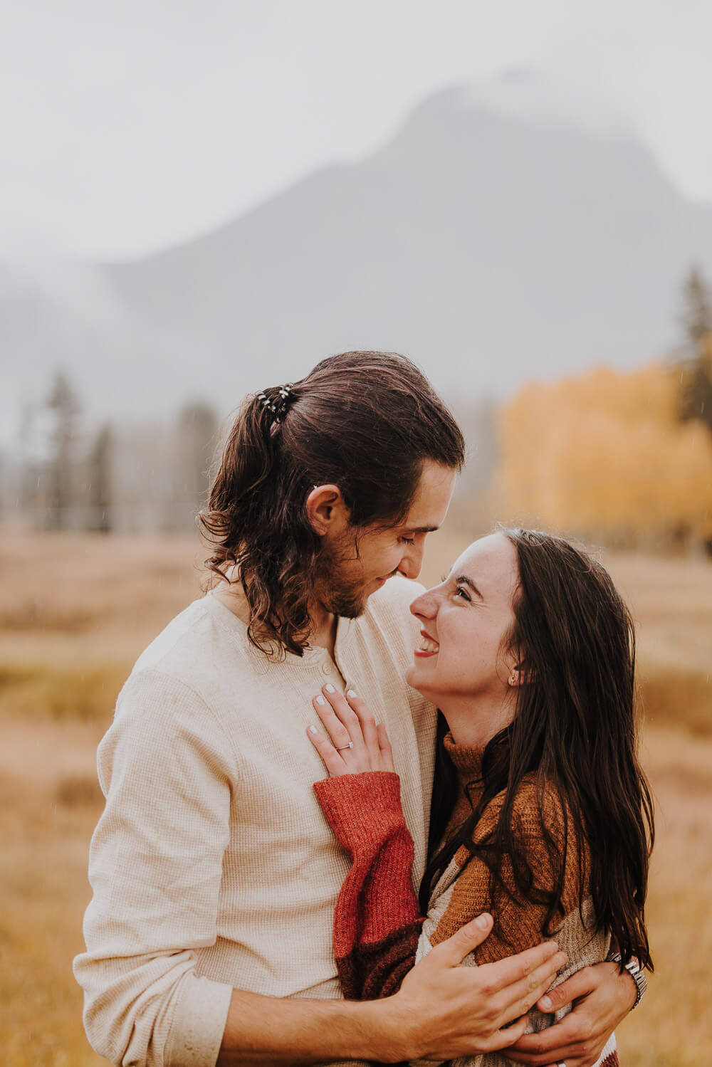 Colorado engagement photos in the mountains